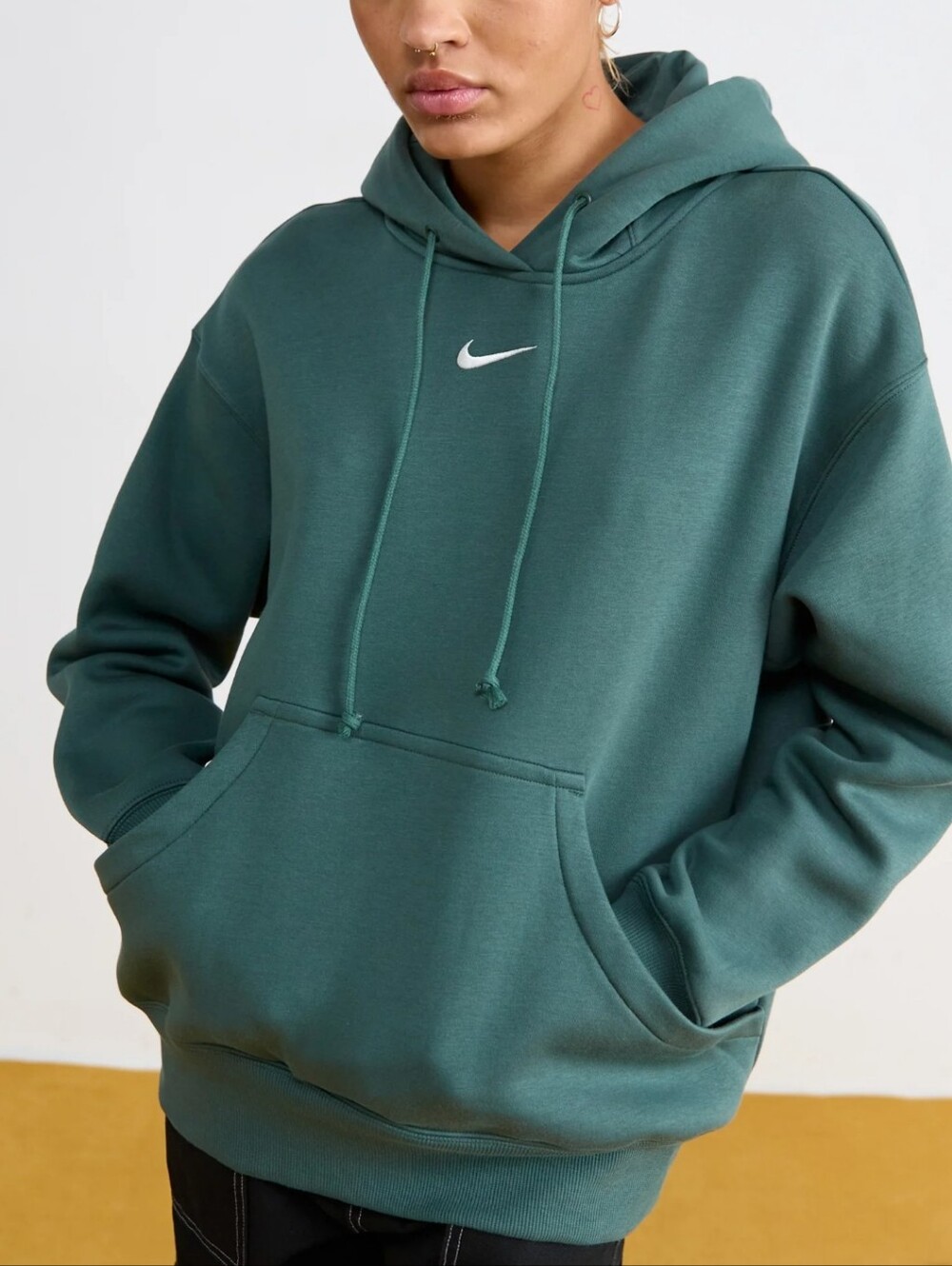 NWT Women's Nike Vintage Green OVERSIZED Hoodie